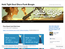 Tablet Screenshot of holdtightboogie.com